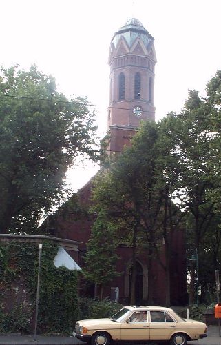 Pauluskirche - Blick von der Gravelottestrae
