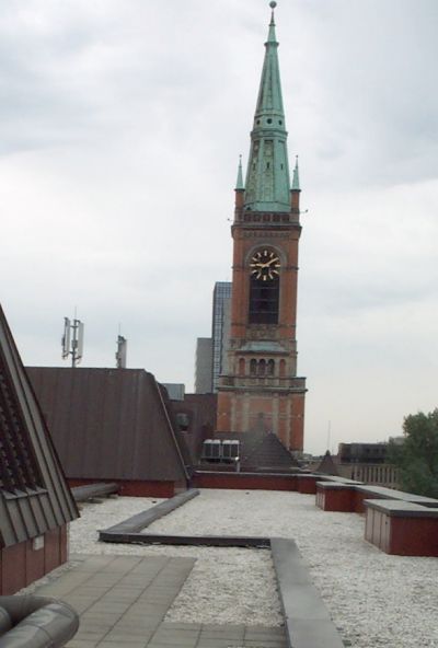 Schadow-Arkaden - A/E- und B/F-Sektor mit Johanneskirche